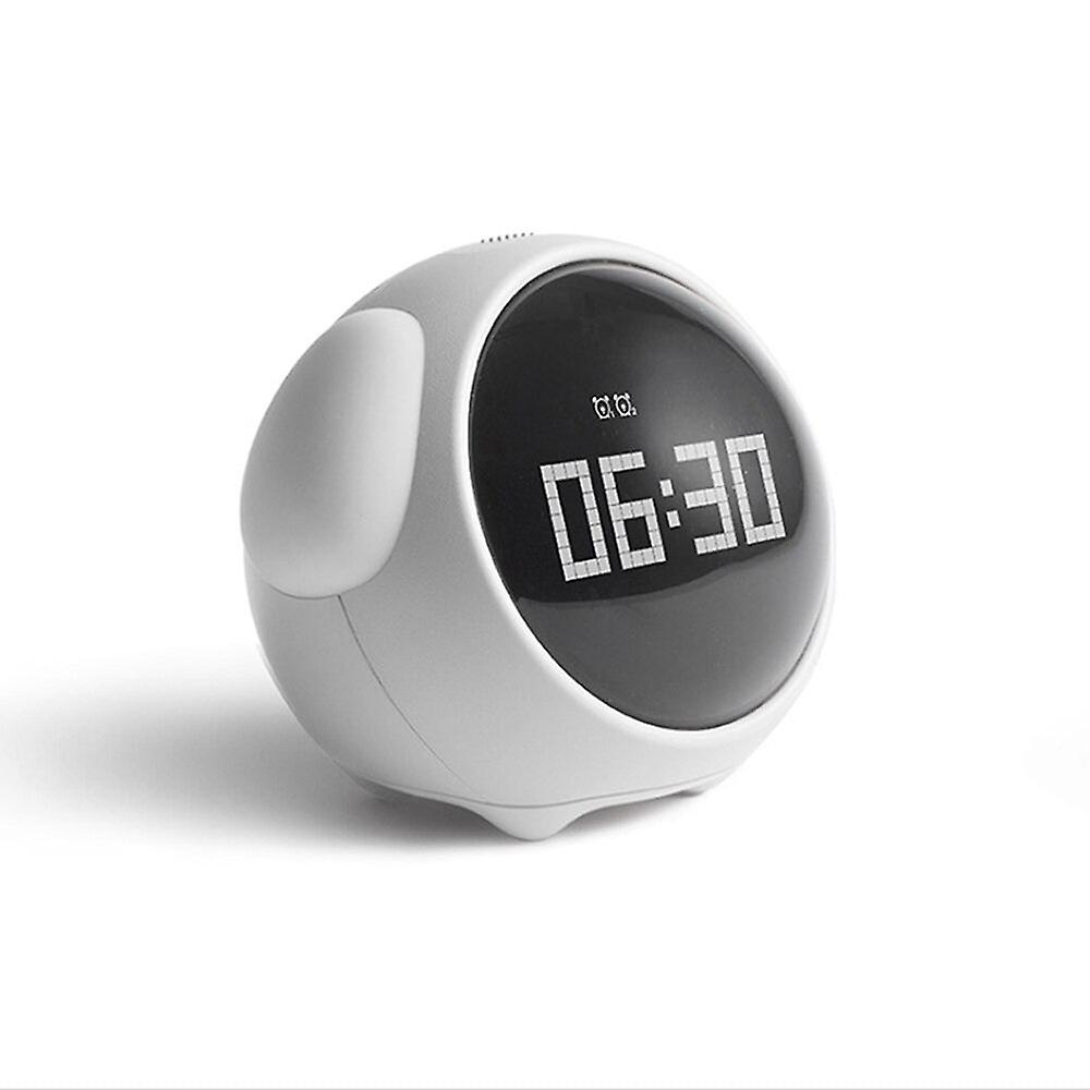 Cute pixel emoji children's bedside alarm clock