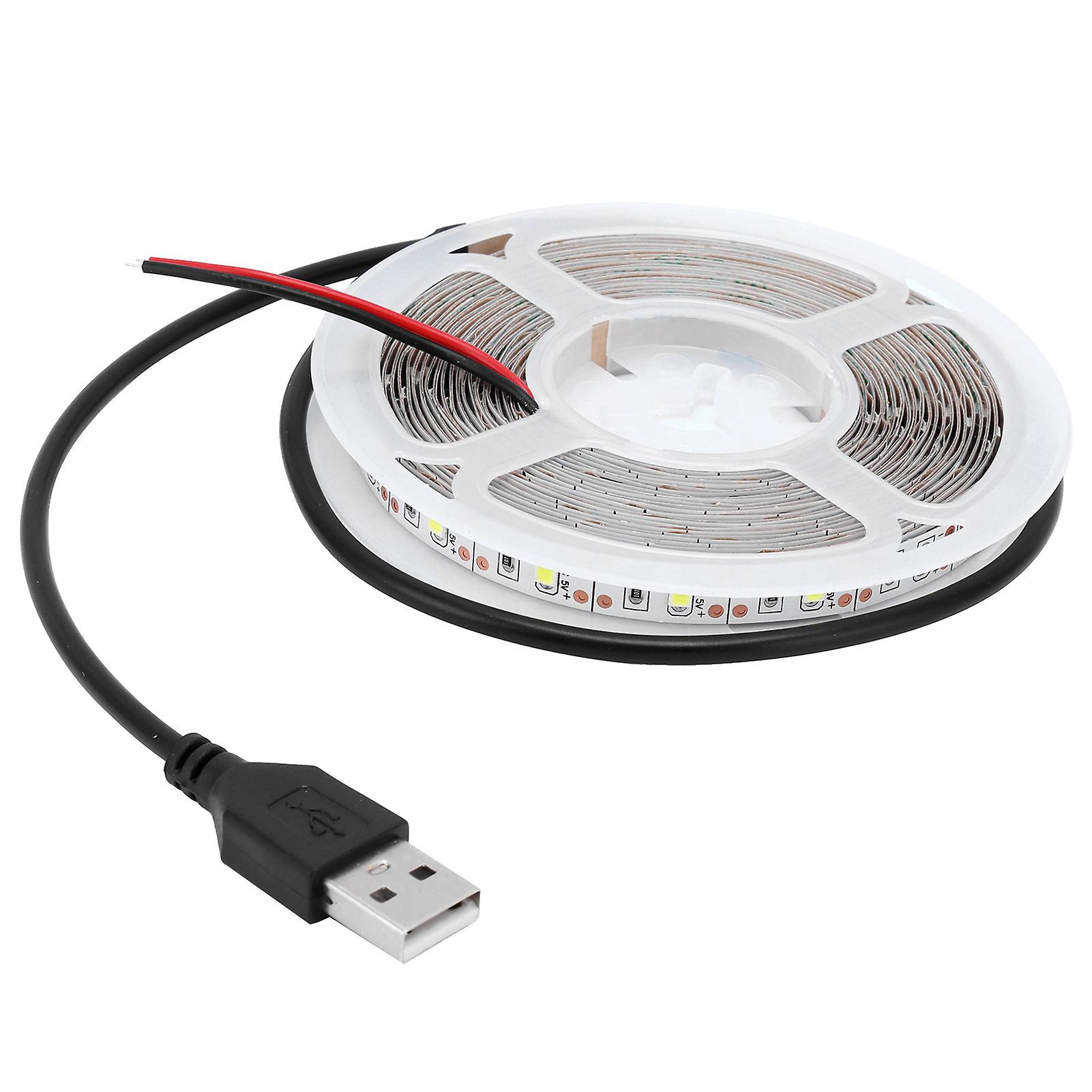 RGB Flexible Strip Lights USB Powered Low Voltage 5V LED Light Strip for Bedroom Bar KTVRed Light