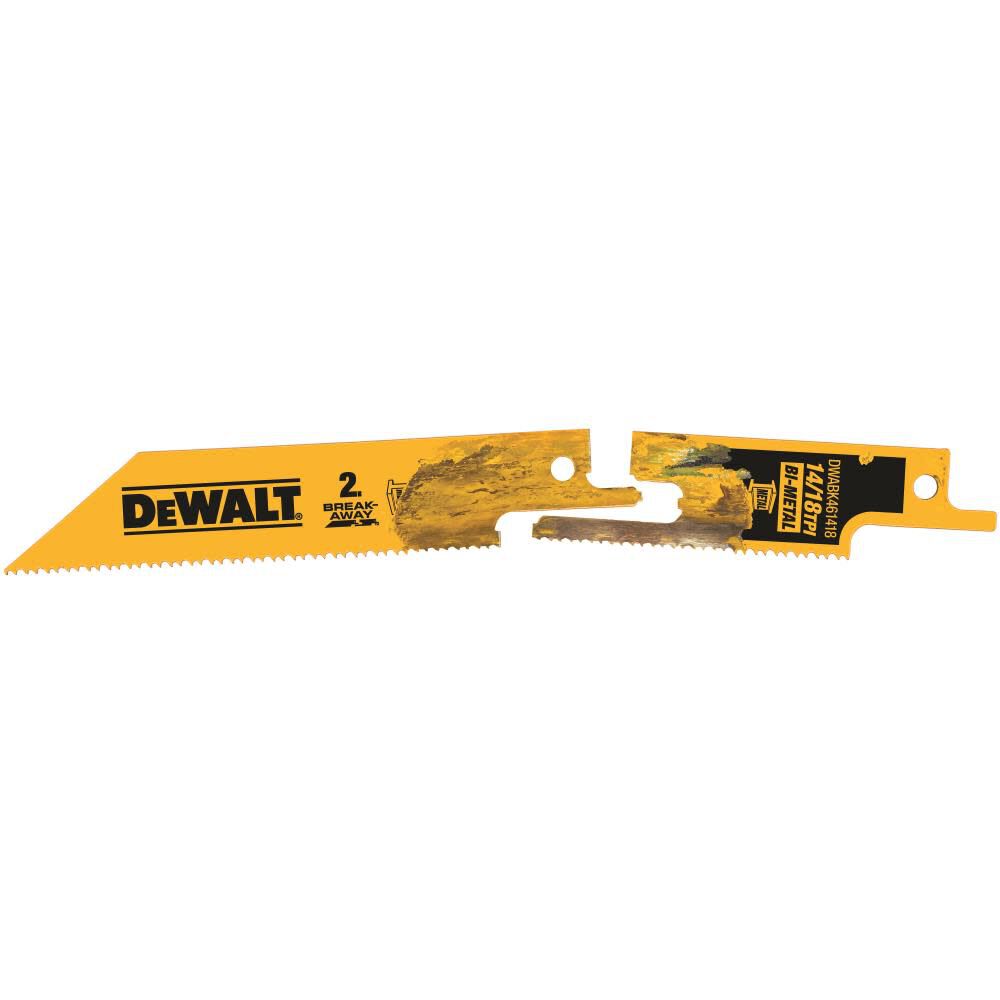 DEWALT BREAKAWAY Recip 6-in 5 pack DWABK461418 from DEWALT