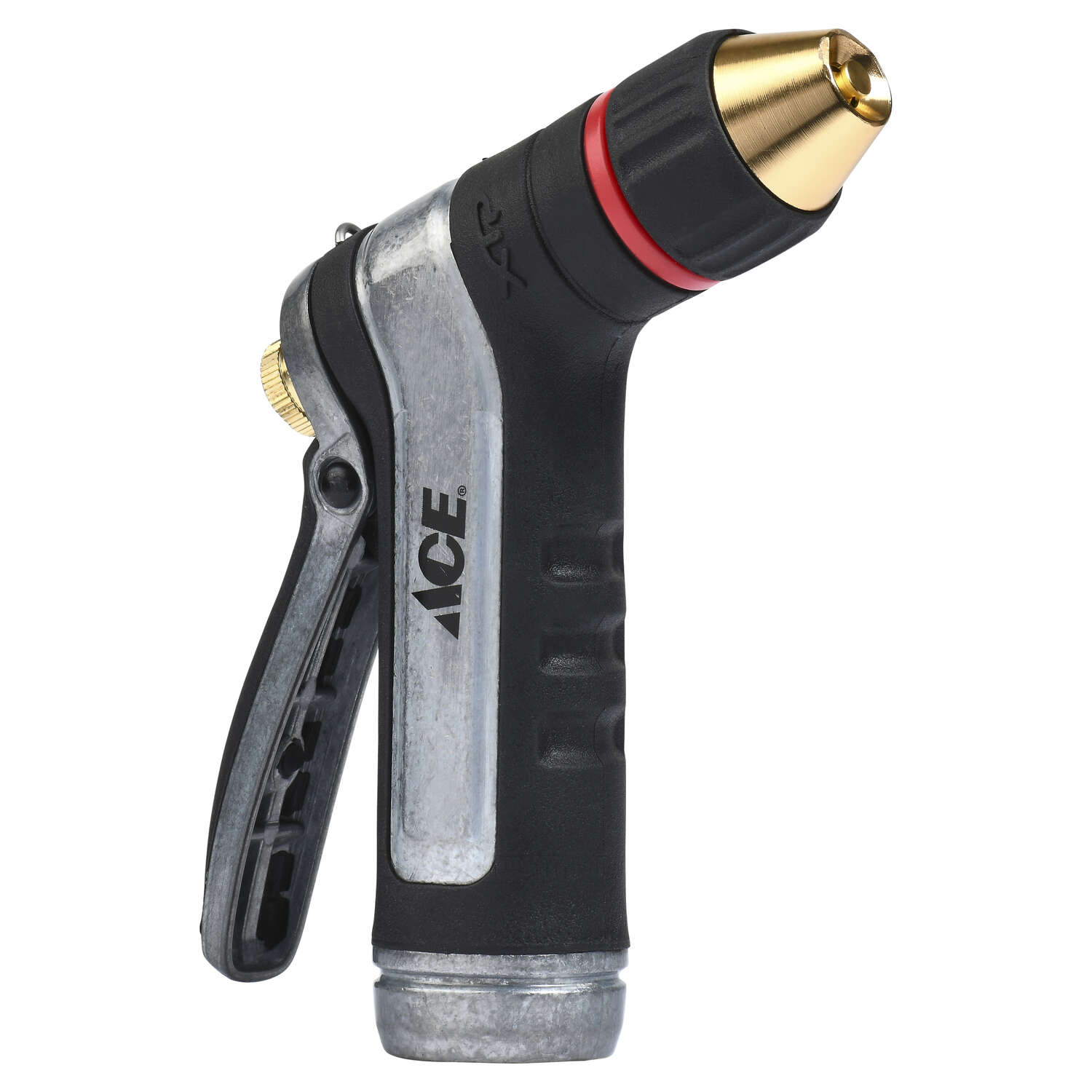 Ace Adjustable Shower and Stream Metal Heavy-Duty Hose Nozzle