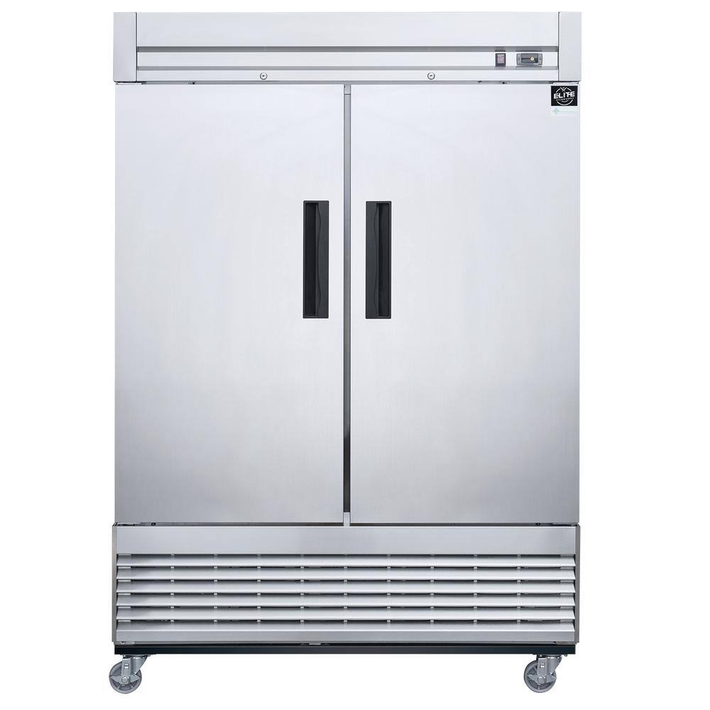 Elite Kitchen Supply 40.7 cu. ft. Auto-Defrost Commercial Upright Reach-in Freezer in Stainless Steel EKS-E60F