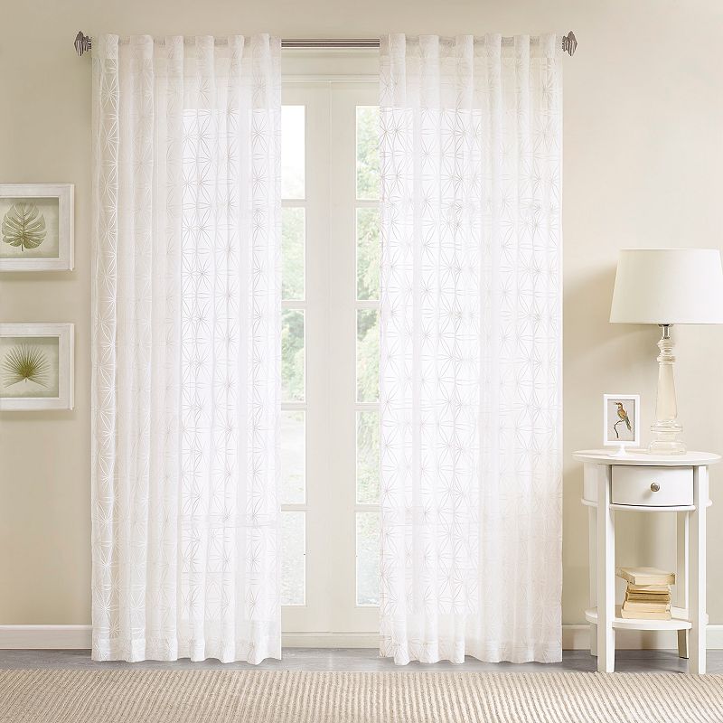 Madison Park 1-Panel Kida Sheer Window Curtain