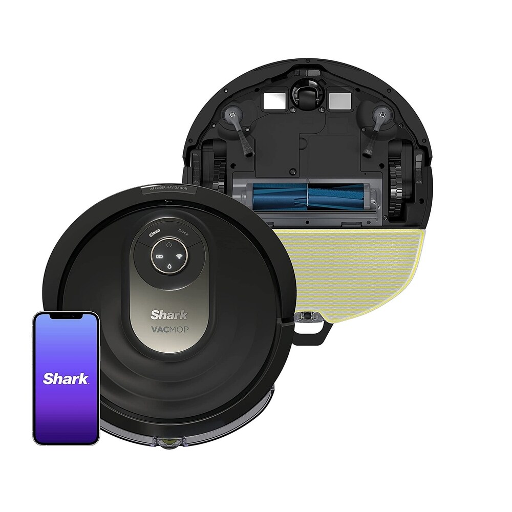 Shark AV2001WD AI VACMOP 2 in 1 Robot Vacuum and Mop with Self Cleaning Brushroll  Home Mapping (Refurbished)