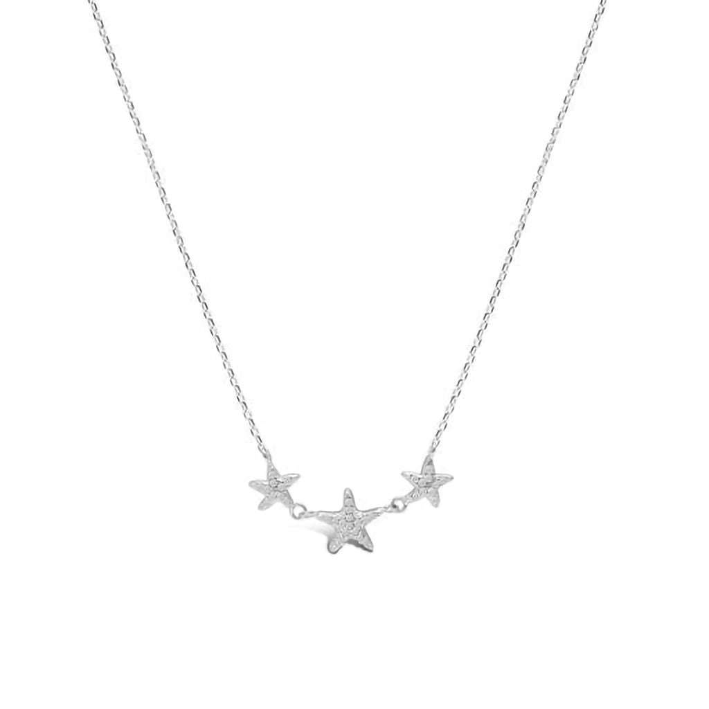 Stia  Pavé Dancing Starfish Necklace 