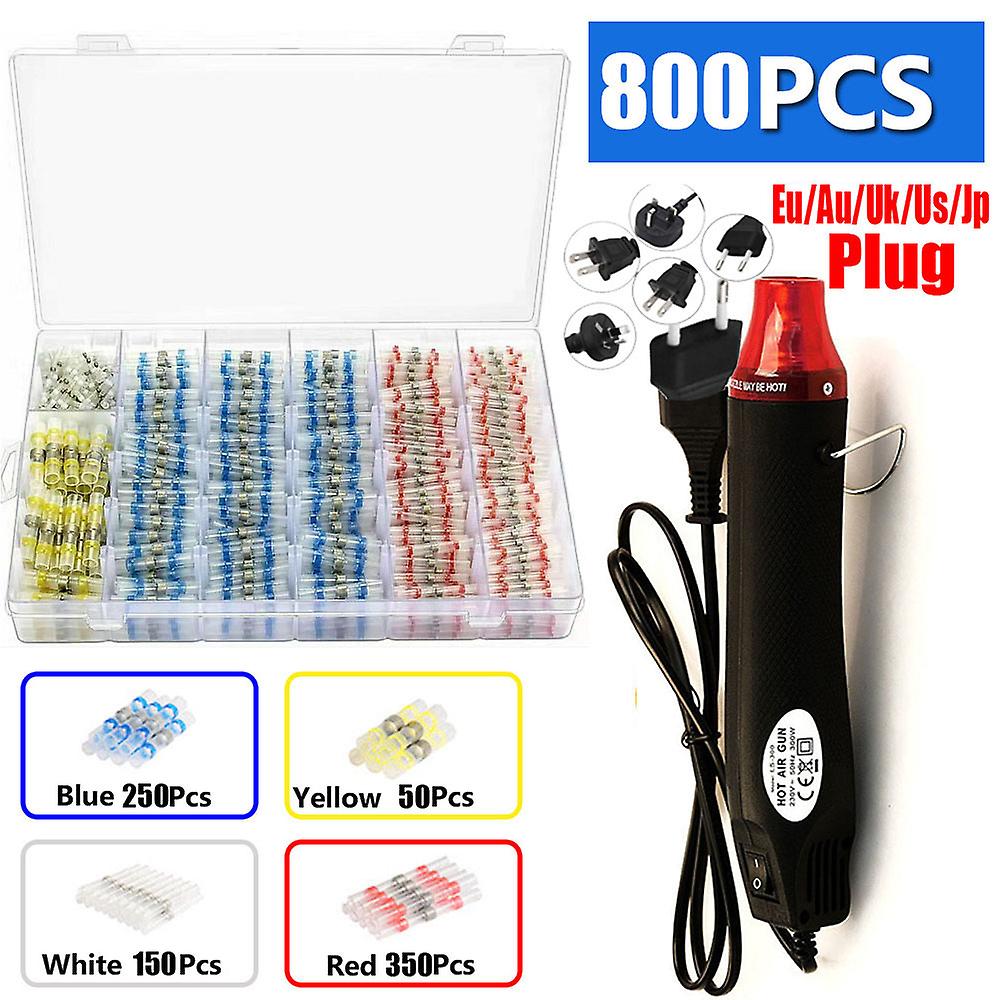 Born Pretty 300w Electrical Mini Heat Gun Handheld Hot Air Gun With 300pcs Heat Shrink Butt For Diy Craft Embossing Shrink Wrapping Pvc