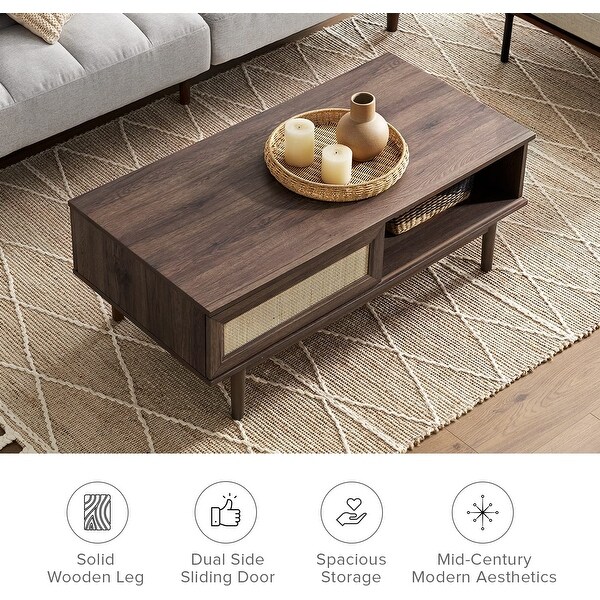 Mopio Haylee Modern Farmhouse Boho Coffee Table