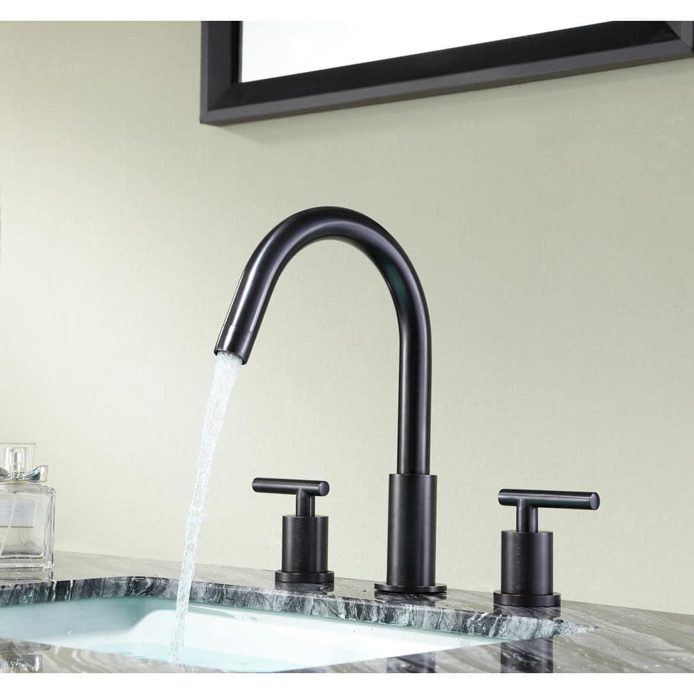 ANZZI Roman 8 in Widespread 2Handle Bathroom Faucet in Oil Rubbed Bronze