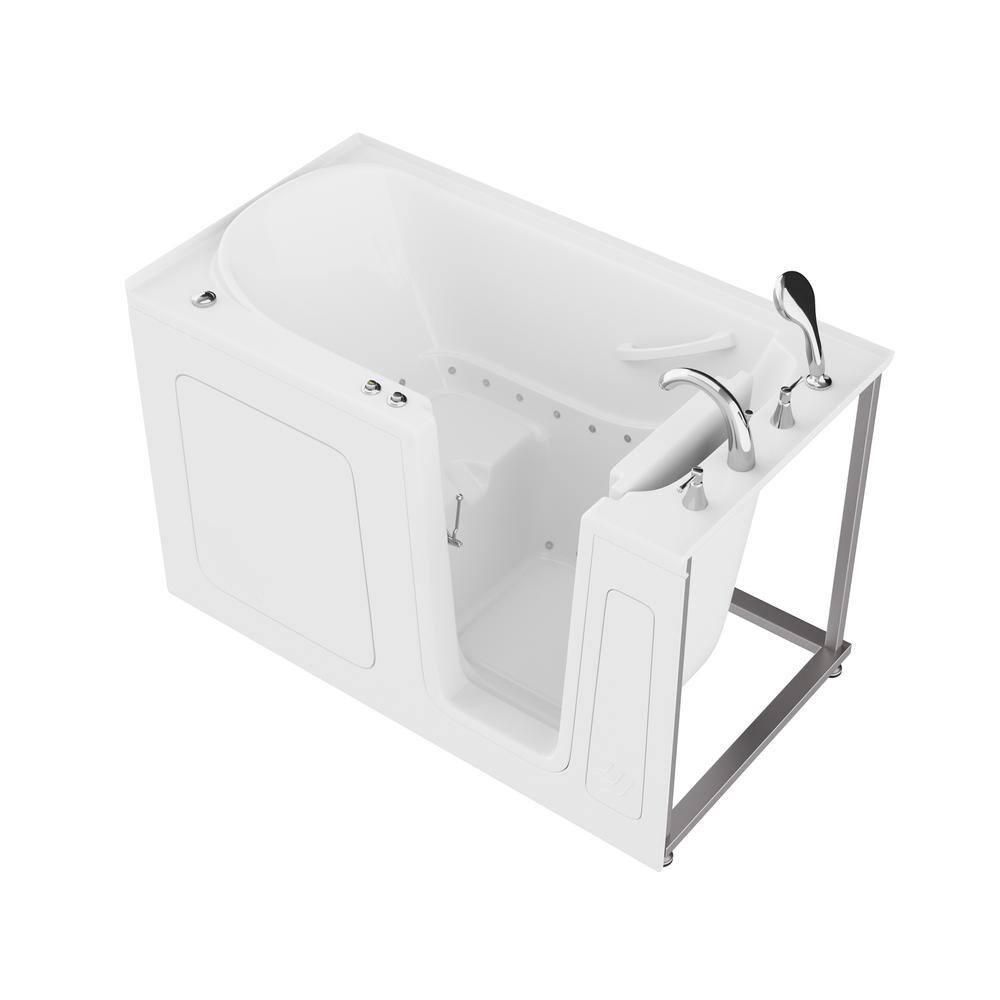 Universal Tubs HD Series 32 in. x 60 in. Right Drain Quick Fill Walk-In Air Tub in White HD3260RWA