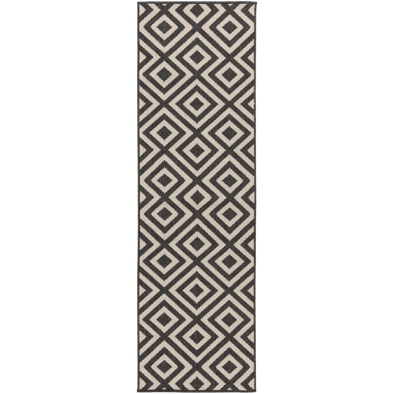 Alfresco Beige & Black Rug