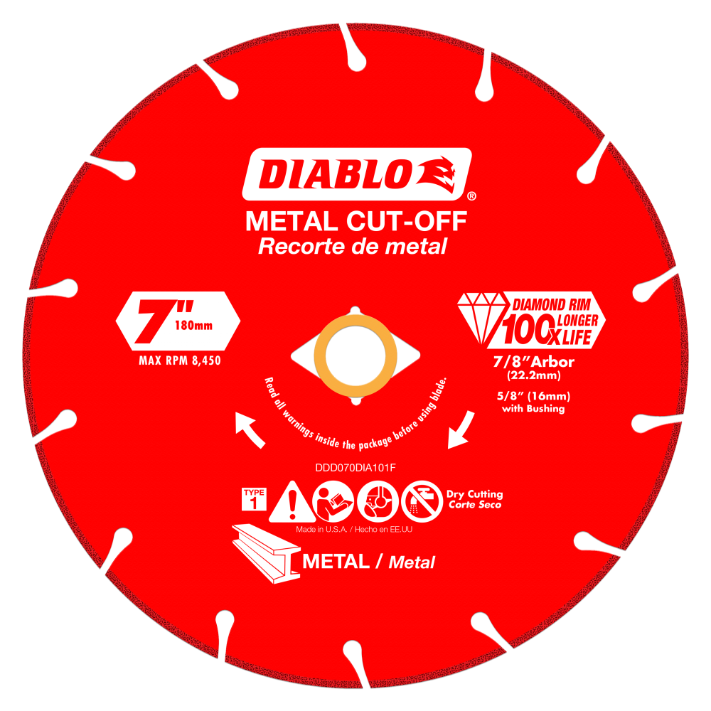 Diablo Tools 7 Diamond Metal Cut-Off Blade