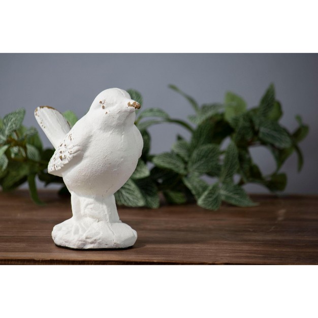 Decorative Metal Bird Figurine Foreside Home amp Garden