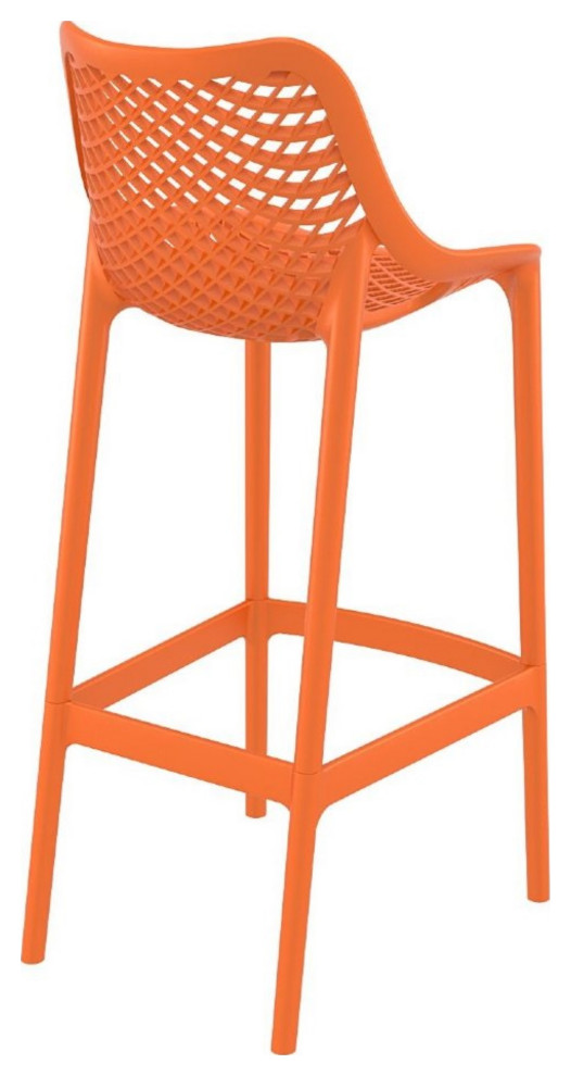 Air Bar Stool Orange   Contemporary   Outdoor Bar Stools And Counter Stools   by Serenity Health  ampHome Decor  Houzz