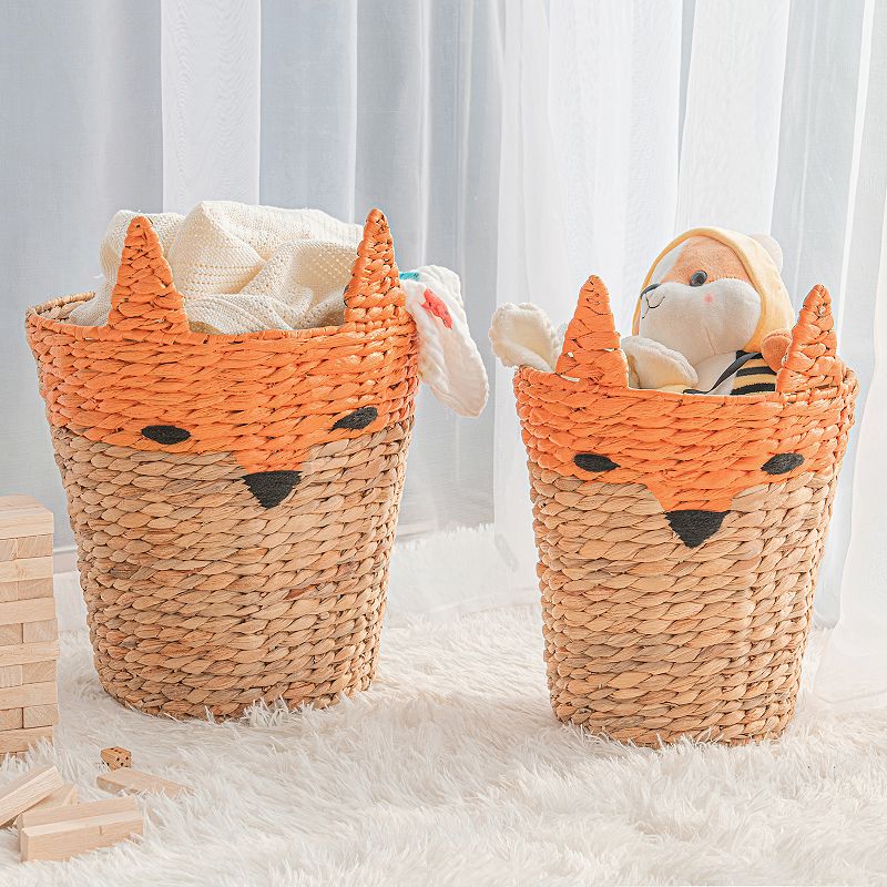 Saddle River Water Hyacinth Round 2-pc. Animal Basket Set