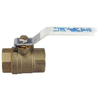 Apollo 1 in. Lead Free Brass FNPT x FNPT Full-Port Ball Valve 94ALF10501A