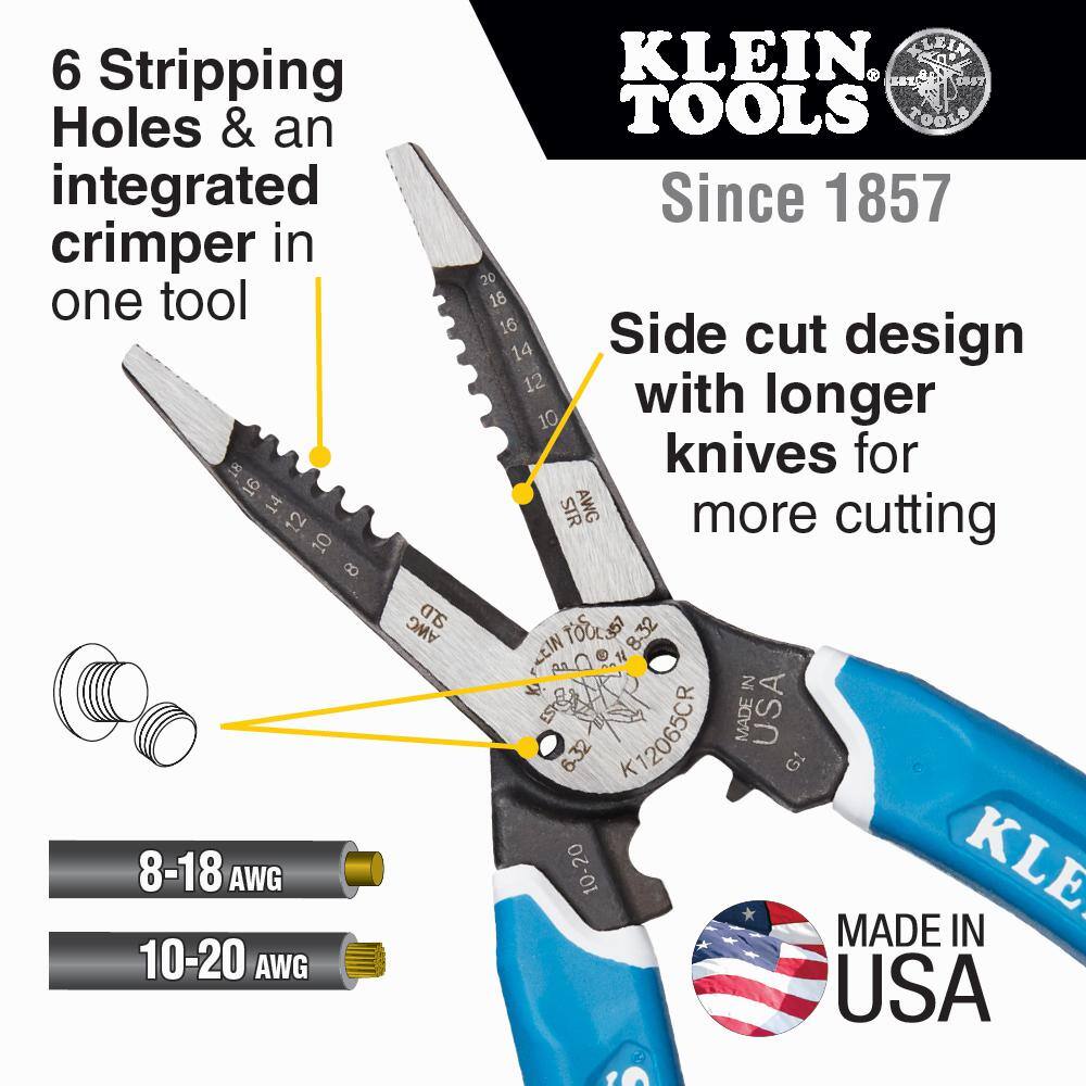 Klein Tools Wire Stripper and 100 ft. Non-Conductive Fiberglass Fish Tape Tool Set M2O07094KIT