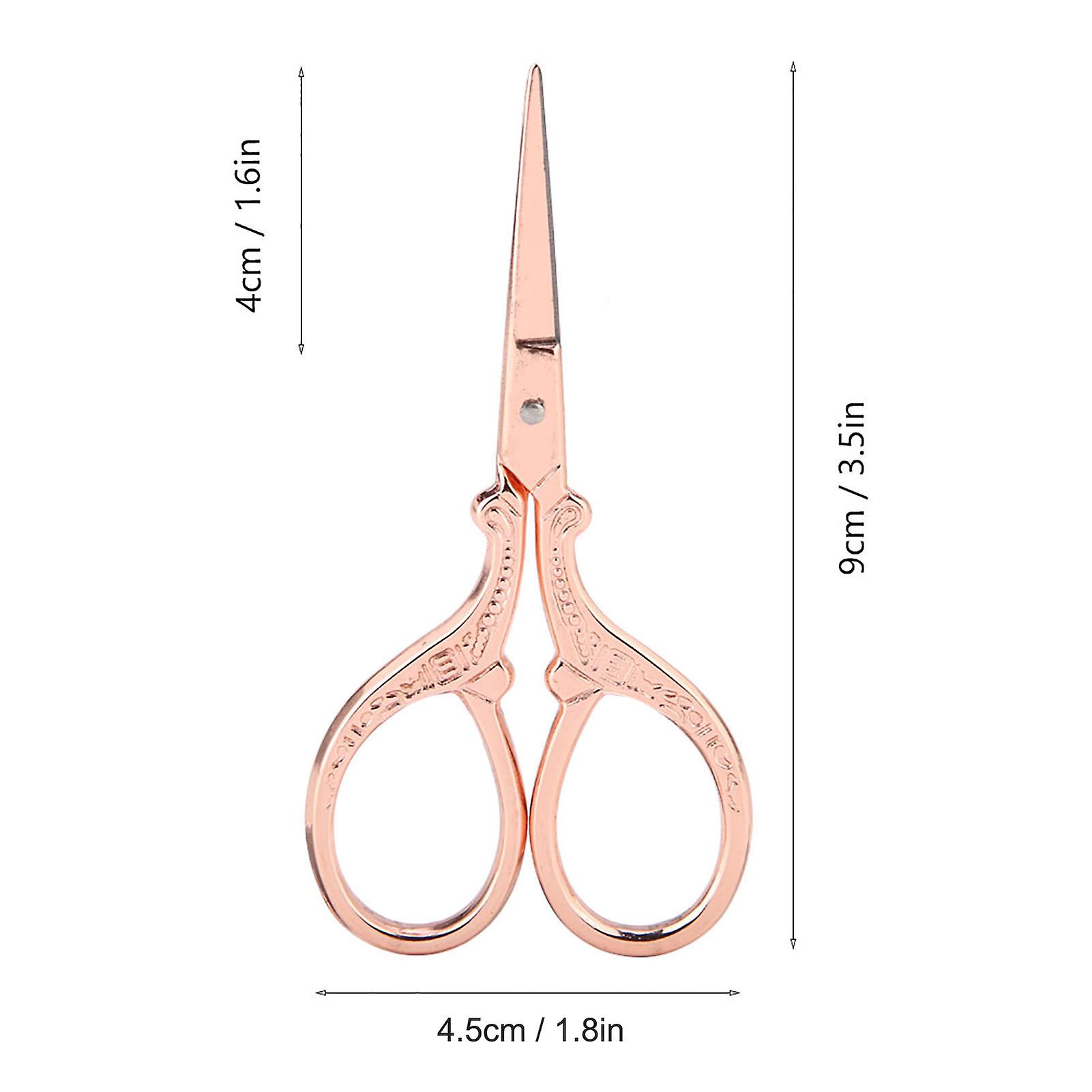 Diy Cross Stitch Antique Sewing Shears Dresser Embroidery Tool Small Scissor(rose)