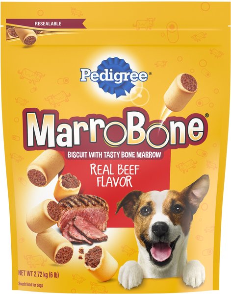 Pedigree Marrobone Real Beef Flavor Biscuit Dog Treats