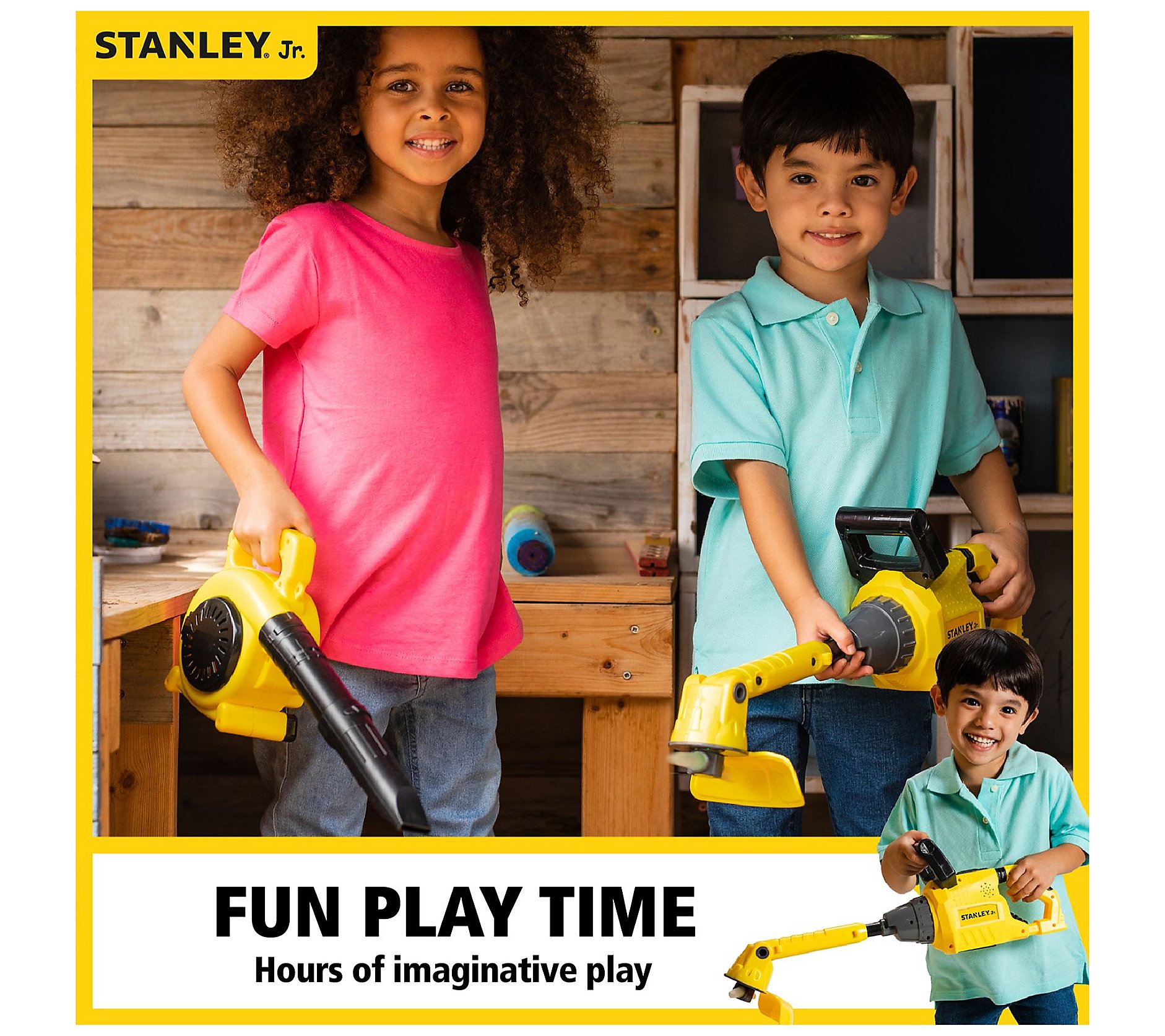 Stanley Jr. Battery-Operated Toy Weed Trimmer