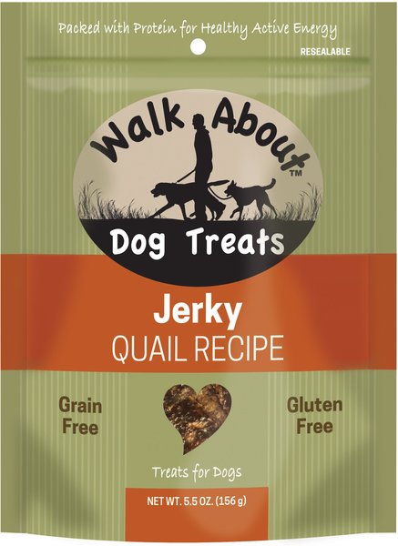 Walk About Quail Grain-Free Jerky Dog Treats