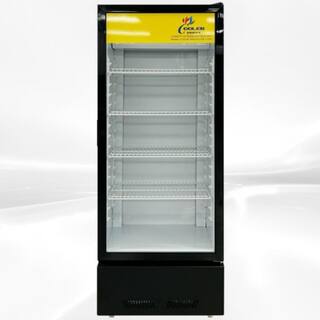 Cooler Depot 22 in. 9 cu. ft. Single One Door Commercial Merchandiser Refrigerator in Black dxxlc320a