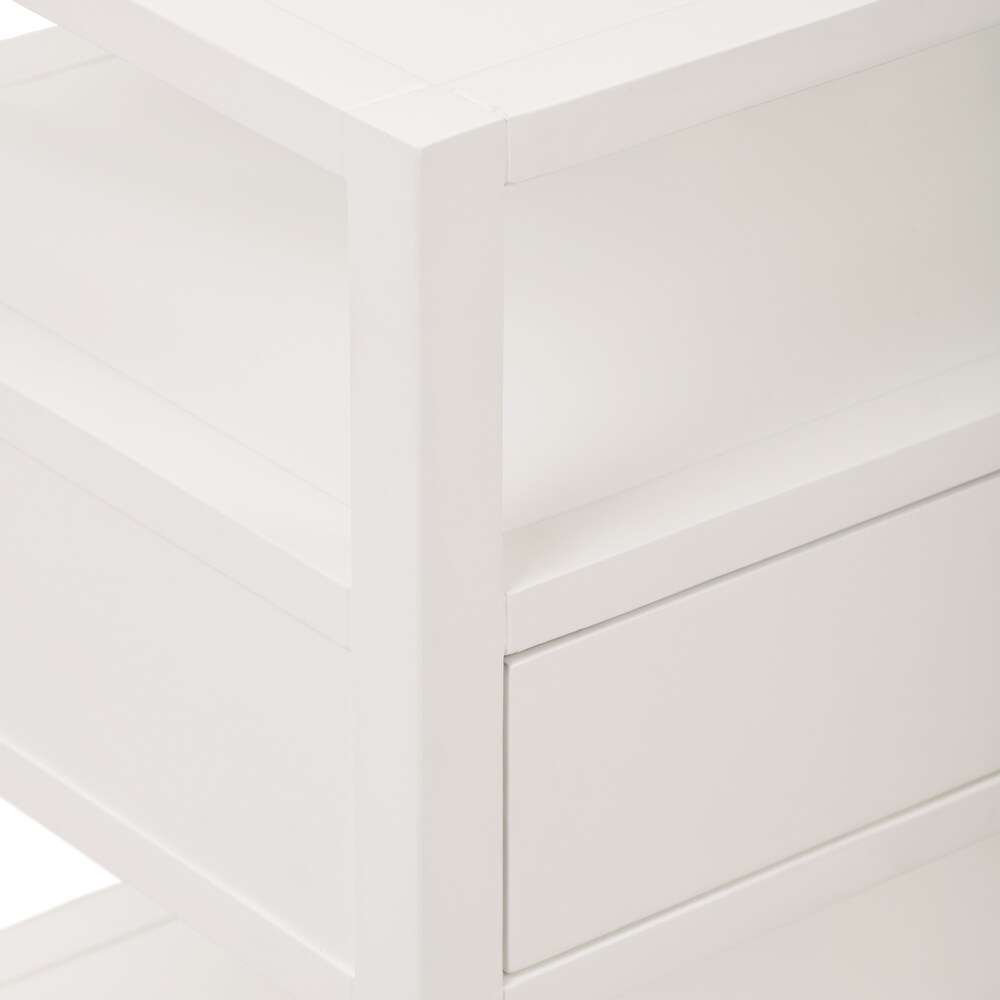 Finch Lockwood Side Table  White