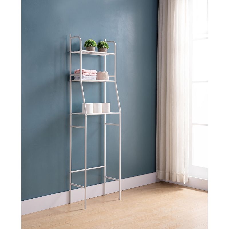 FC Design Metal Frame Bath Etagere with 3 Shelves