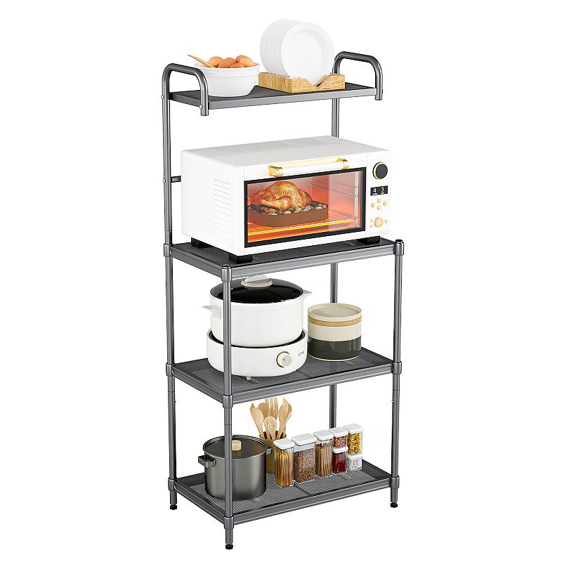 4-Tier Baker's Rack Stand Shelves Kitchen Storage Rack Organizer