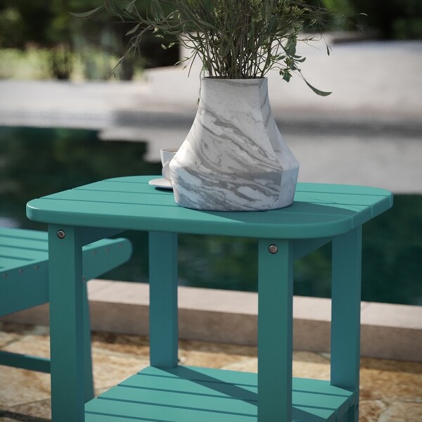 AllWeather Adirondack Style Patio Side Table