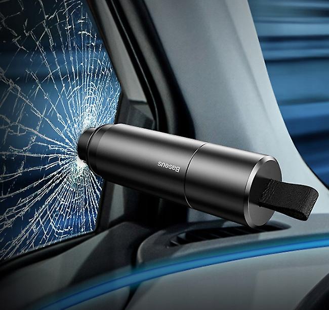 Baseus Car Window-breaking Metal Safety Hammer With Built-in Rope Cutter