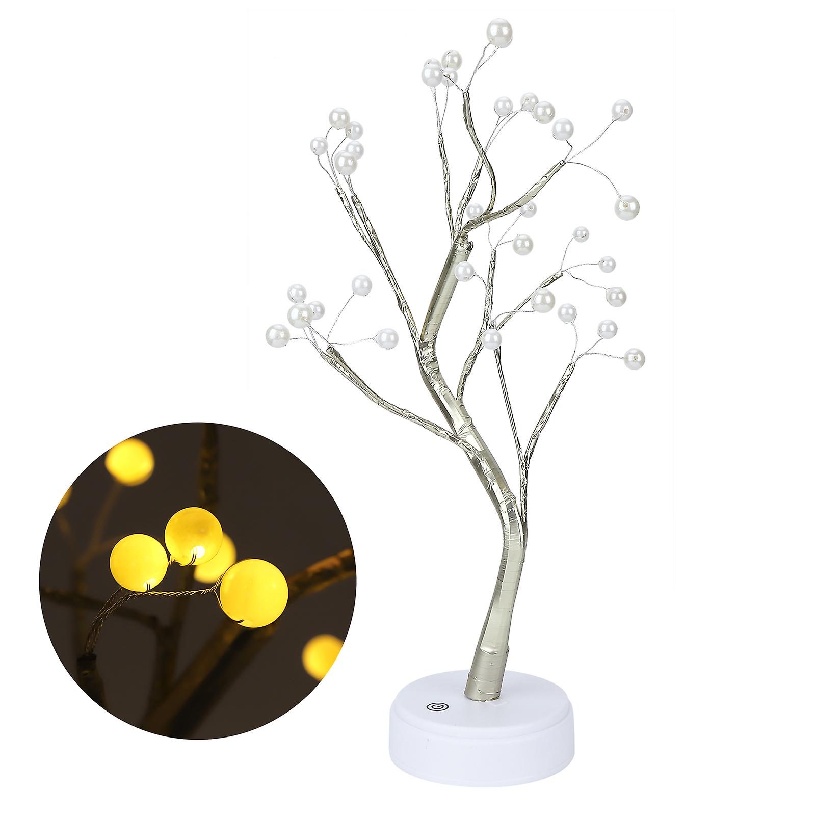 36leds Night Light Bonsai Light Home Party Wedding Indoor Decoration Night Light Warm Yellow Light