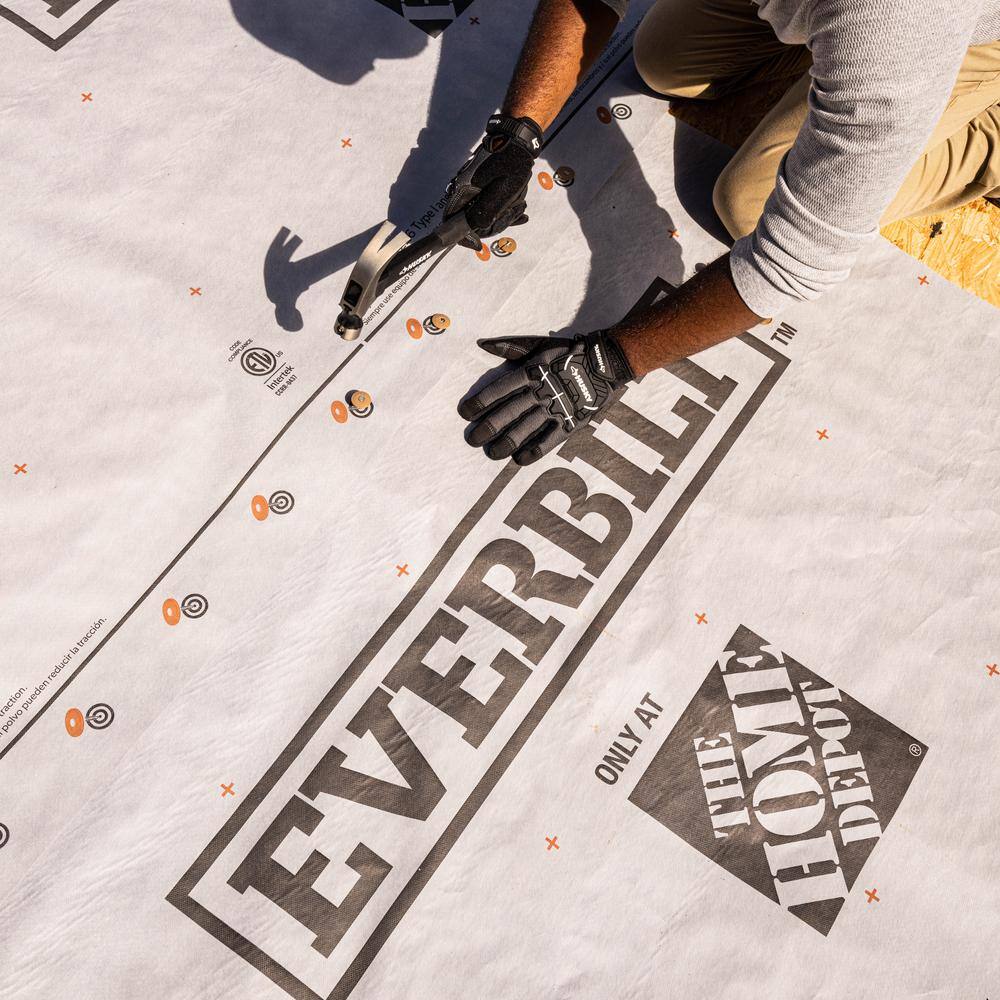 Everbilt 4 ft. x 250 ft. Synthetic Roofing Underlayment - Contractor Grade EBSRU04250CON