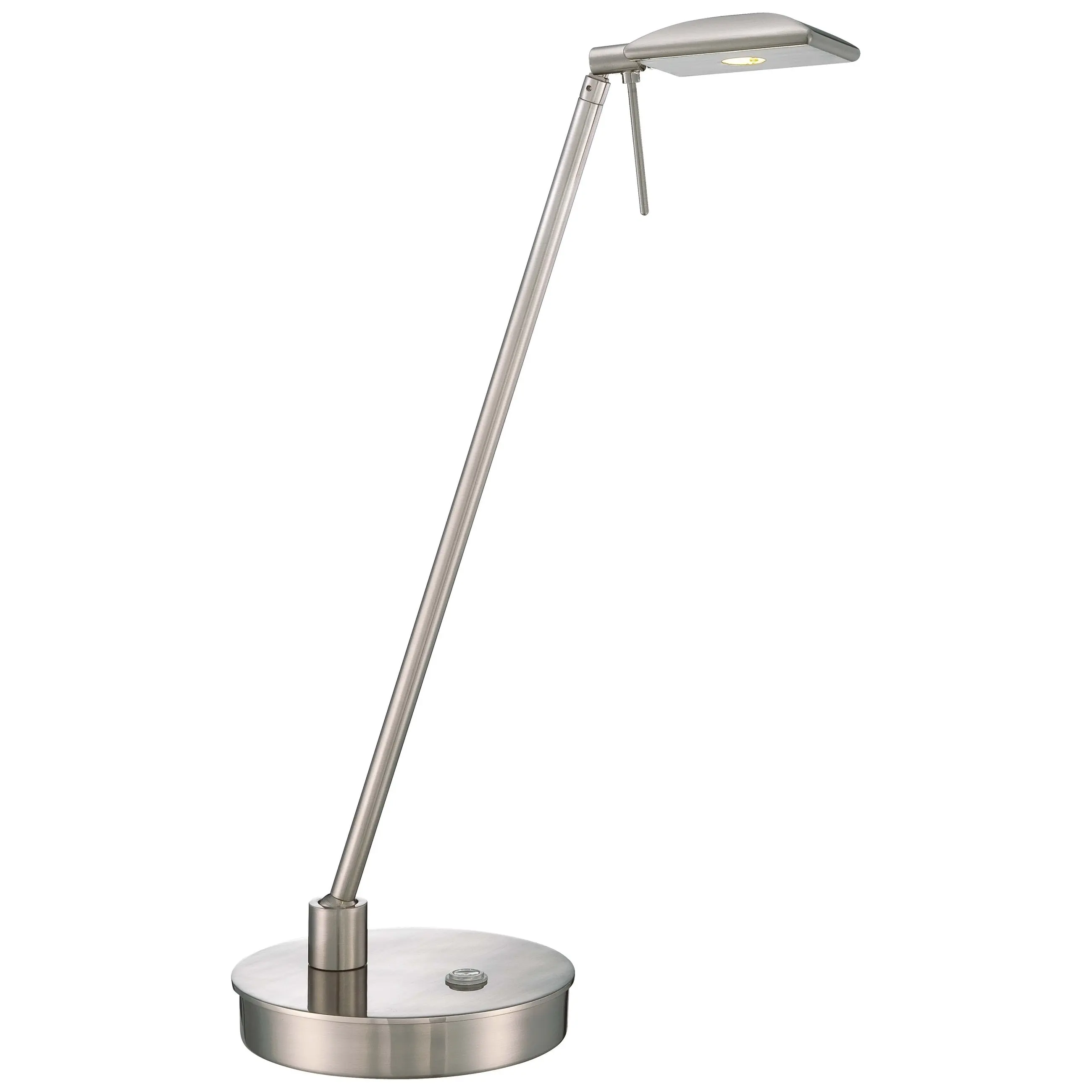 George'S Reading Room Brushed Nickel Table Lamp by George Kovacs