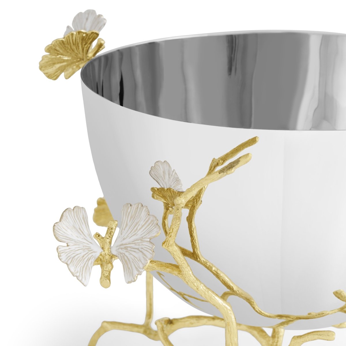 Butterfly Ginkgo Gold Bowl