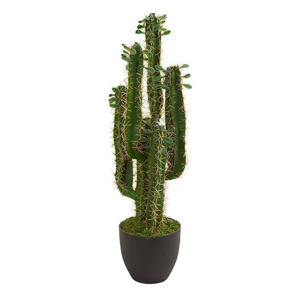 Nearly Natural 2.5' Artificial San Pedro Cactus Plant