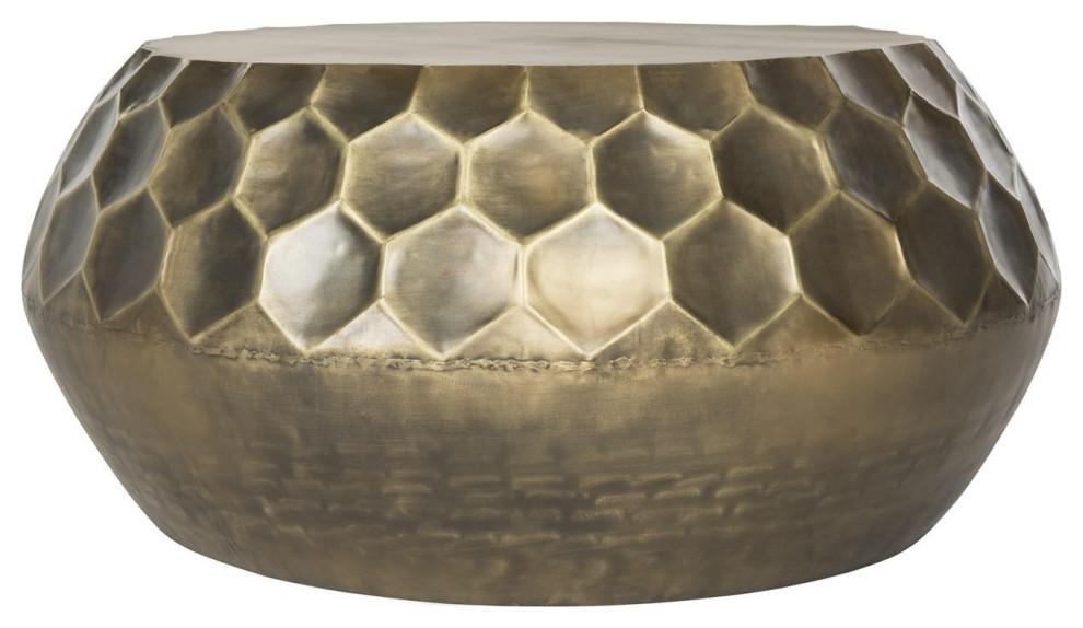 Nina Coffee Table Antique Brass   Modern   Coffee Tables   by Virgil Stanis Design  Houzz