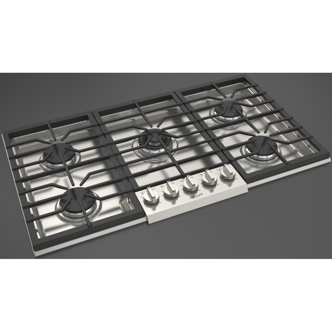 Fulgor Milano 36-inch Built-In Gas Cooktop F4PGK365S1