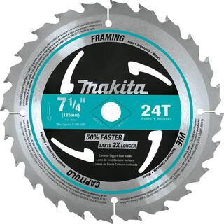 Makita 7-14 in. 24 TPI Carbide-Tipped Framing Blade (10-Pack) A-94839-10