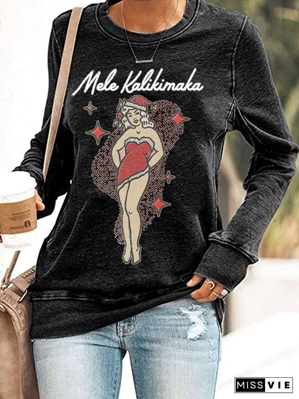 Women's Christmas Casual Long Sleeve Sweatshirt