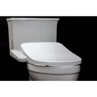 Alpha Bidet GX Wave Electric Bidet Seat for Elongated Toilets in White GX-EW