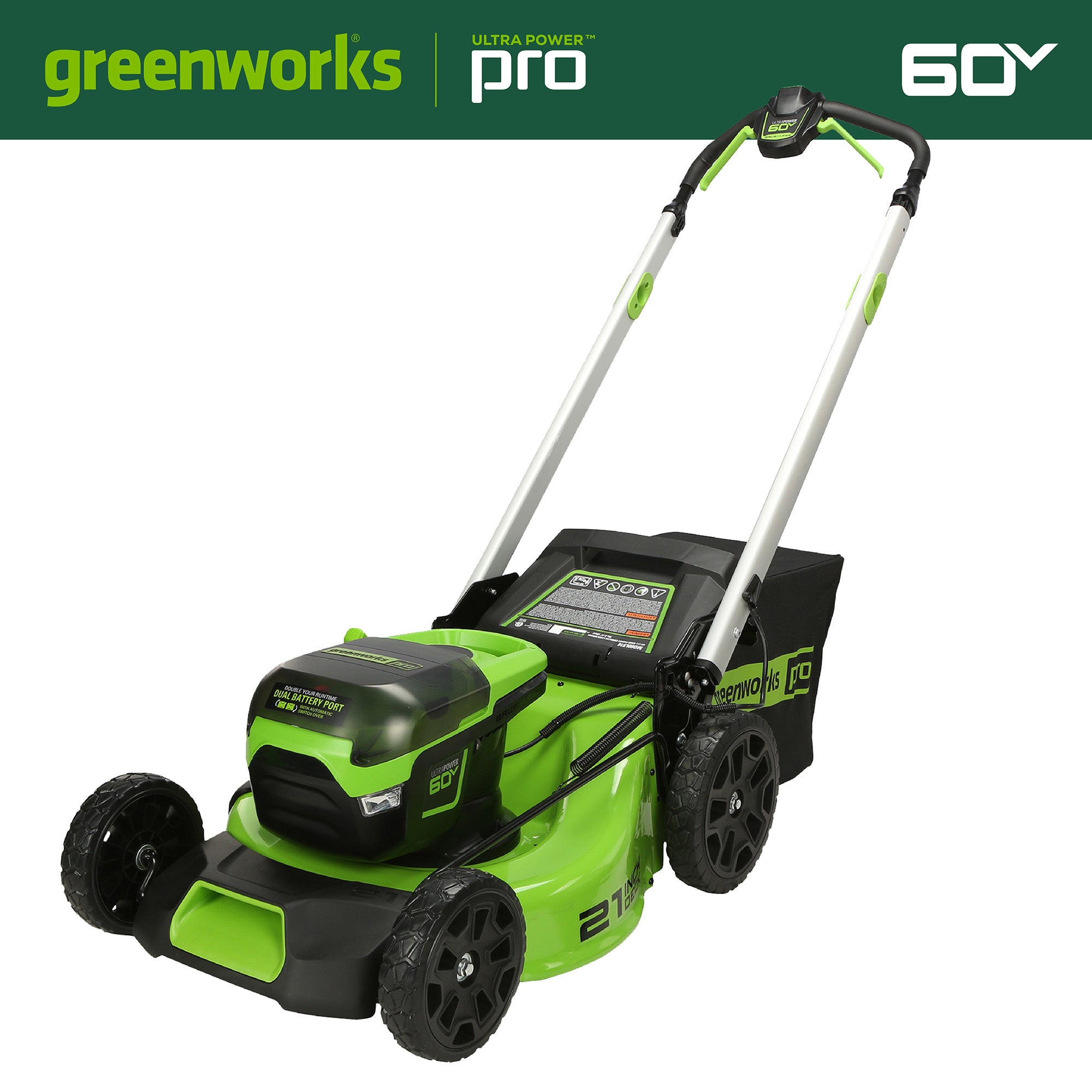 60V 21-Inch Cordless Lawn Mower | Greenworks Pro