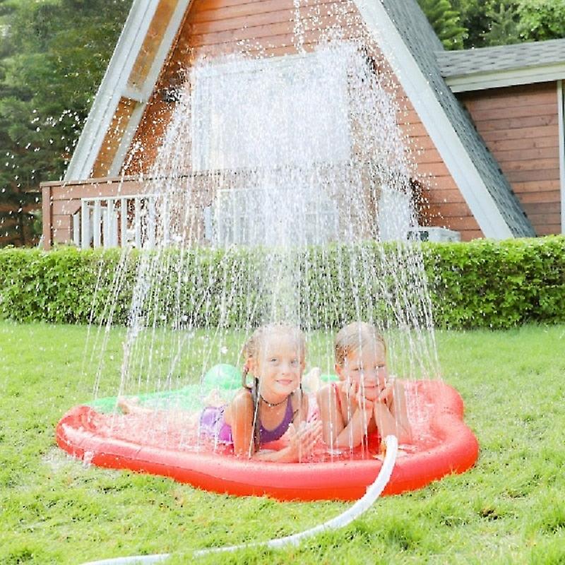 Inflatable cooling pet sprinkler pad