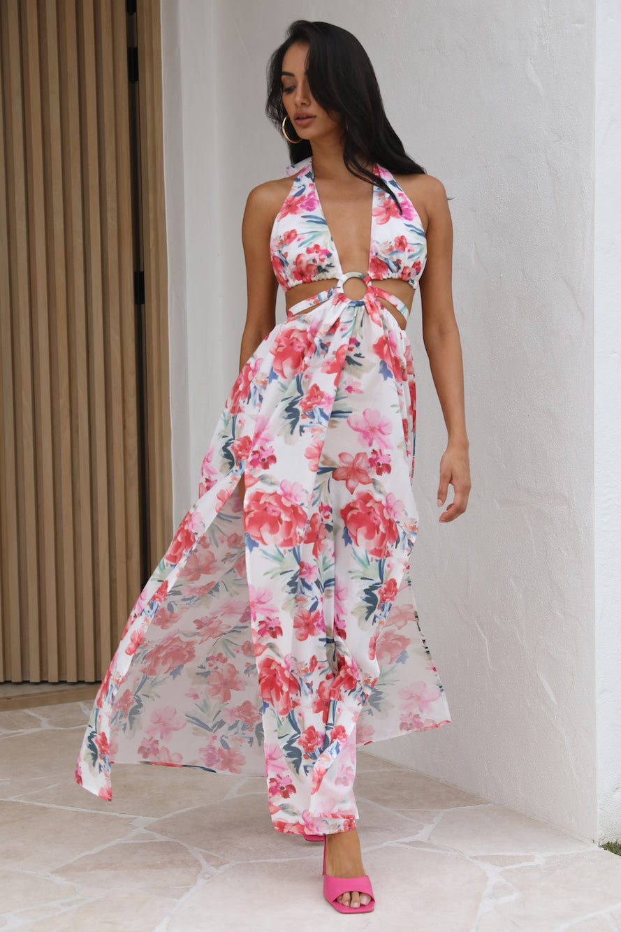 Rising Love Maxi Dress Floral