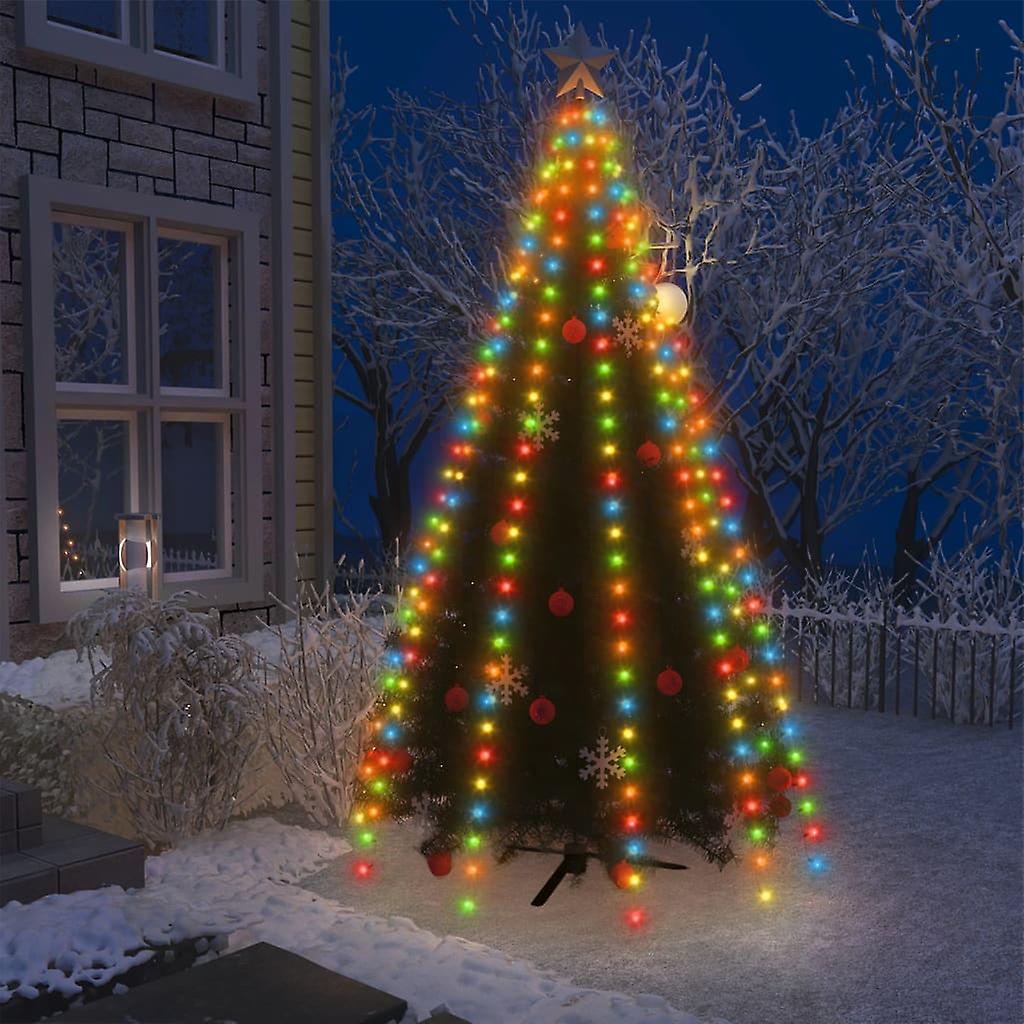 Vidaxl Christmas Tree Net Lights With 250 Leds Colorful 98.4