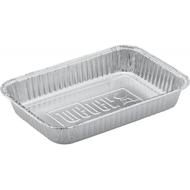 Weber Small Aluminum Drip Pan 6 In. W. X 1-1 2 In. H. X 8-1 2 In. L.