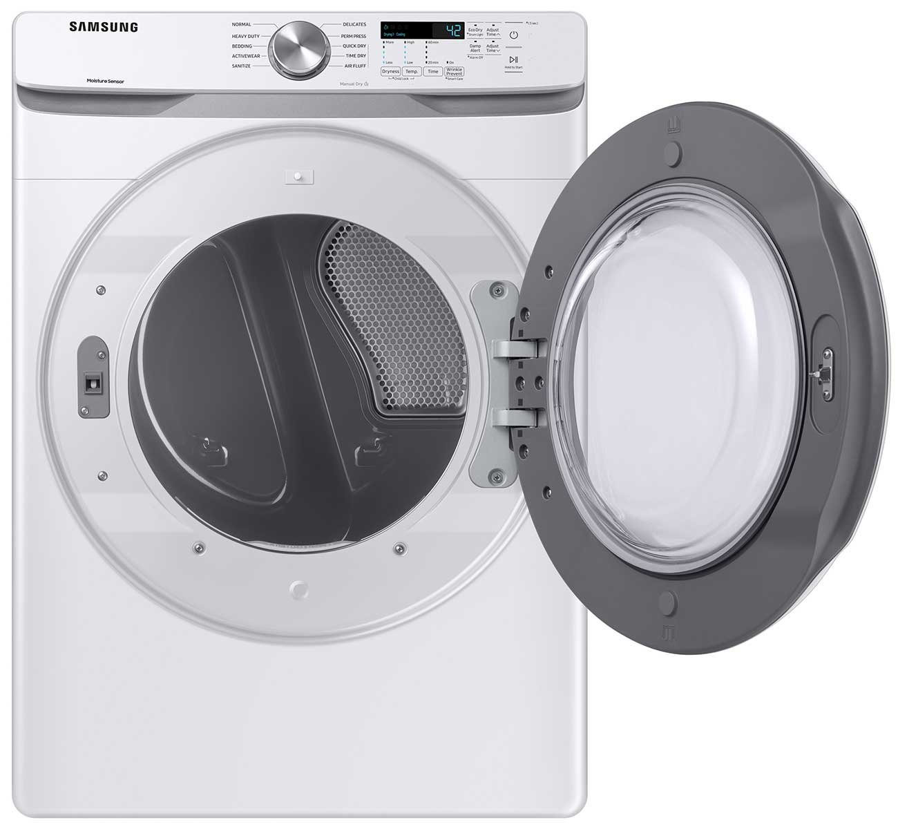  7.5 Cu. Ft. White Electric Dryer With Sensor Dry