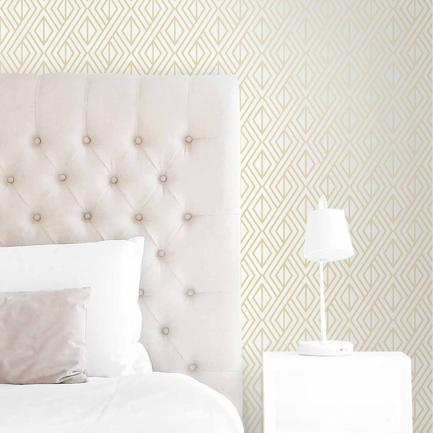 NextWall Diamond Peel and Stick Wallpaper