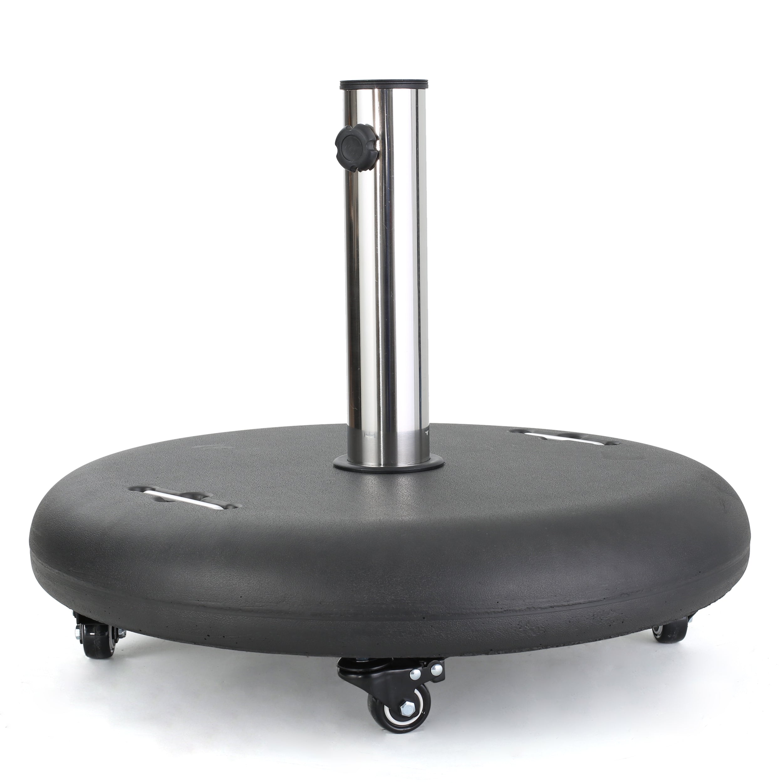 Hercules 88lbs Umbrella Base w/ Wheels & Stainless Steel Pole Handle