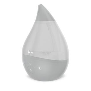 Crane 1 Gal. Top Fill Drop Cool Mist Humidifier with Sound Machine for Medium to Large Rooms up to 500 sq. ft. - Grey EE-5306GR