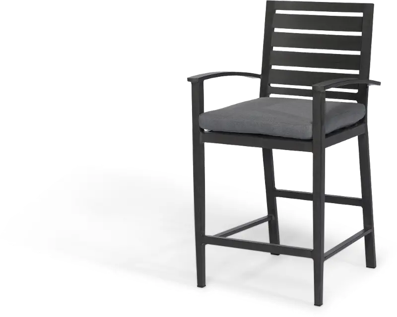 West Lake Gray Dining Patio Armchair