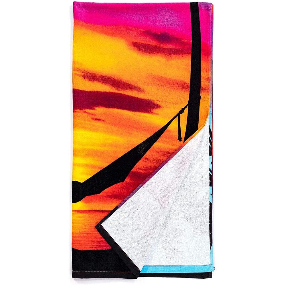 Palm Tree Sunset Super Soft Plush Cotton Beach Bath Pool Towel